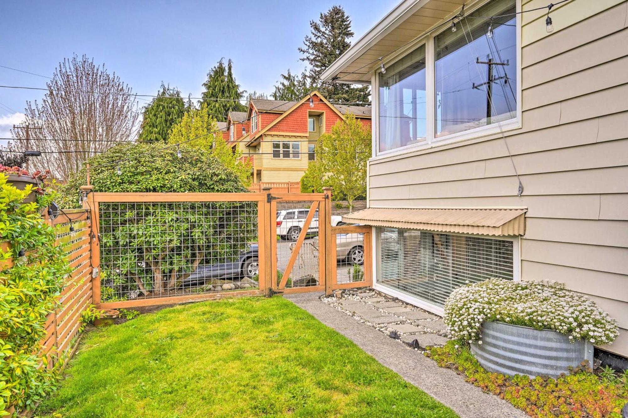 Seattle Garden Apt Walk To Water And Amenities! エクステリア 写真